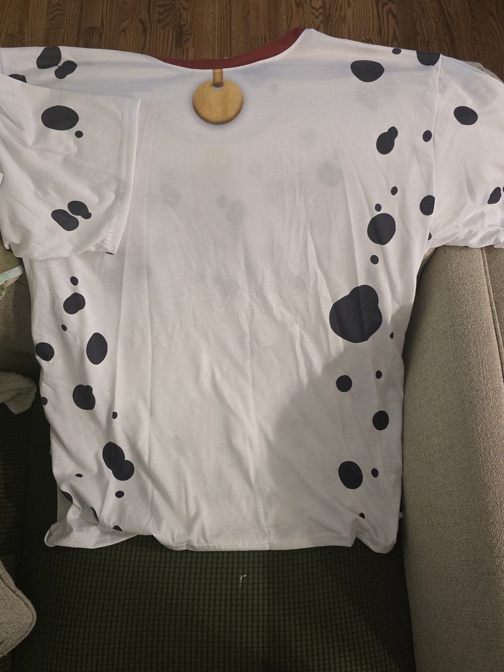 101 Dalmation  Tee with Black Spots